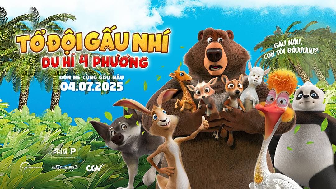 Tổ Đội Gấu Nhí: Du Hí 4 Phương